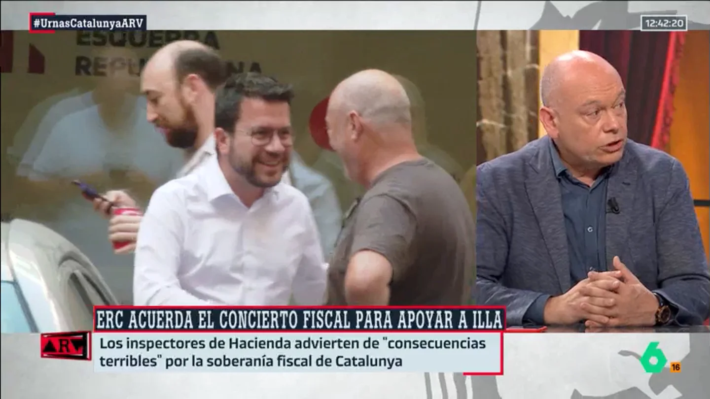 ARV- Gabriel Sanz reacciona a un posible concierto fiscal en Cataluña: "Esto es una engañifa de ERC" ARV- Gabriel Sanz reacciona a un posible concierto fiscal en Cataluña: "Esto es una engañifa de ERC"