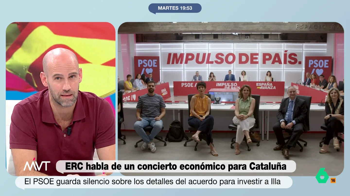 Gonzalo Miró sobre el acuerdo PSOE-ERC: "Ser de izquierdas y ser independentista son términos bastante contradictorios" Gonzalo Miró sobre el acuerdo PSOE-ERC