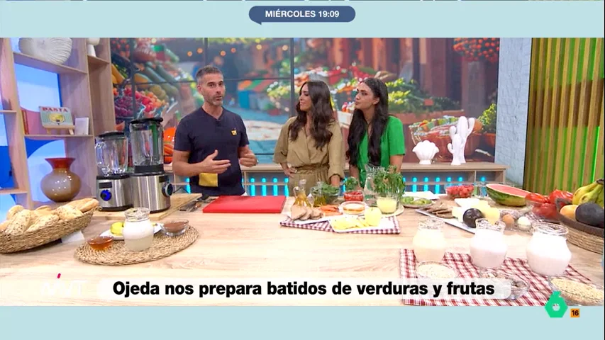 El mejor smoothie para Pablo Ojeda... es un buen gazpacho 