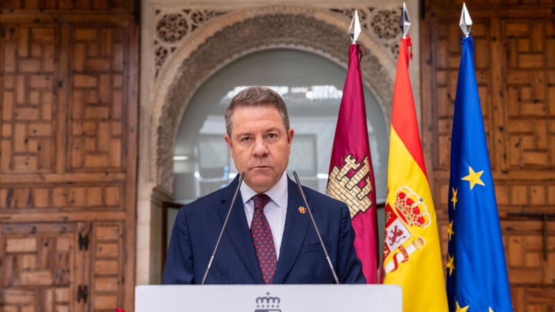 Imagen del presidente de Castilla-La Mancha, Emiliano García-Page.