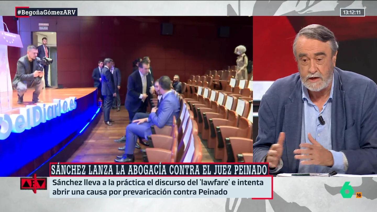 ARV-Cuartango reflexiona sobre la querella de Sánchez: "Es una especie de intento de matar moscas a cañonazos" ARV-Cuartango reflexiona sobre la querella de Sánchez: "Es una especie de intento de matar moscas a cañonazos"