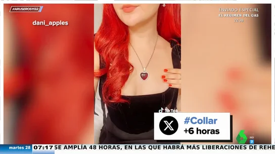 El controvertido regalo de un novio a su pareja: le regala un collar con un corazón lleno de su sangre El controvertido regalo de un novio a su pareja: le regala un collar con un corazón lleno de su sangre