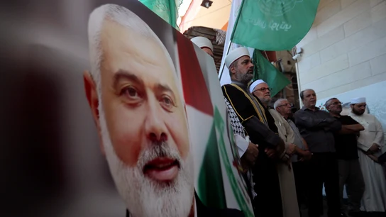 Movilización en protesta por el asesinato de Ismail Haniyeh en Tiro (Líbano) Movilización en protesta por el asesinato de Ismail Haniyeh en Tiro (Líbano)