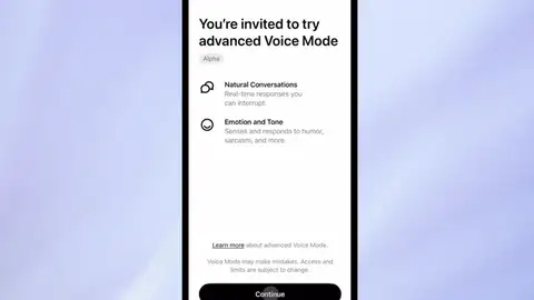 ChatGPT se actualiza con un modo de voz avanzado para que tus conversaciones sean más naturales ChatGPT se actualiza con un modo de voz avanzado para que tus conversaciones sean más naturales