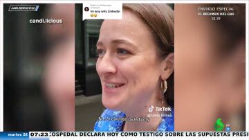 Una mujer explica a través de TikTok porque utiliza LinkedIn como app de citas 