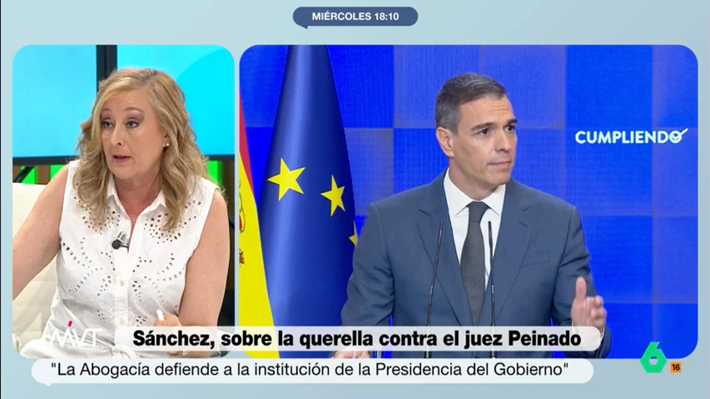 Elisa Beni explica por qué ve "poquísimo recorrido" a la querella de Sánchez contra el juez Peinado Elisa Beni explica por qué ve "poquísimo recorrido" a la querella de Sánchez contra el juez Peinado