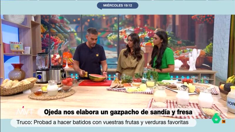 ¿El gazpacho engorda? Pablo Ojeda responde en Más Vale Tarde
