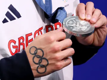 Medalla de plata Reino Unido Juegos Olímpicos París 2024 Medalla de plata Reino Unido Juegos Olímpicos París 2024
