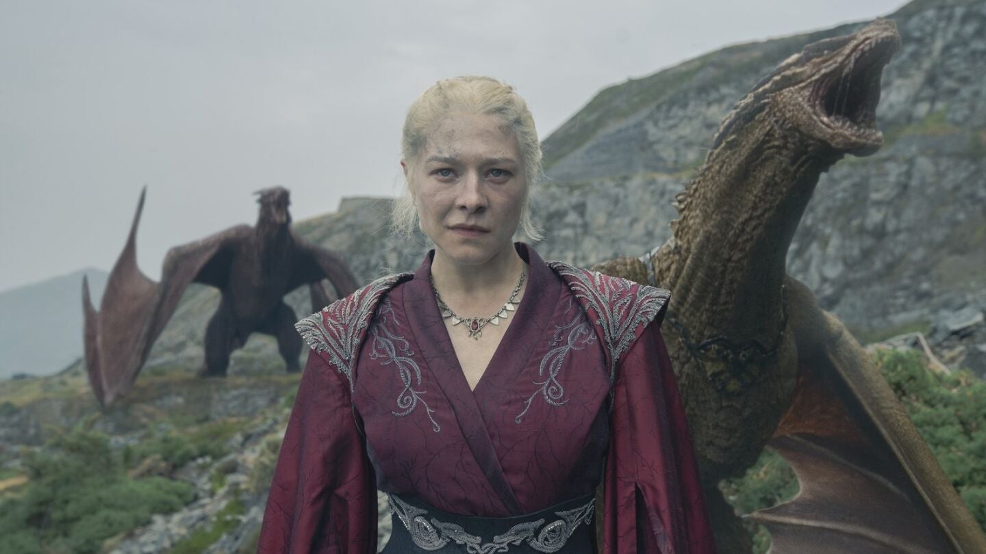 Rhaenyra Targaryen (Emma D'arcy) en La Casa del Drag&oacute;n