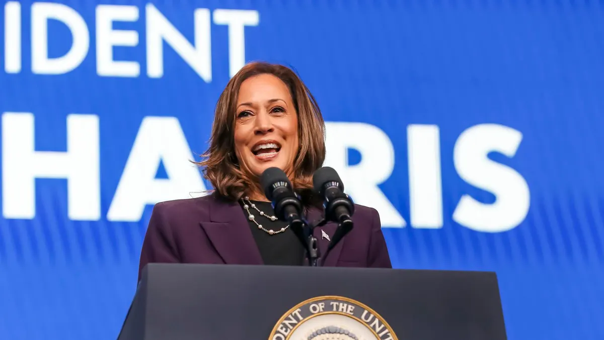 Kamala Harris wins delegates needed to be the Democratic candidate in the US elections Kamala Harris wins delegates needed to be the Democratic candidate in the US elections