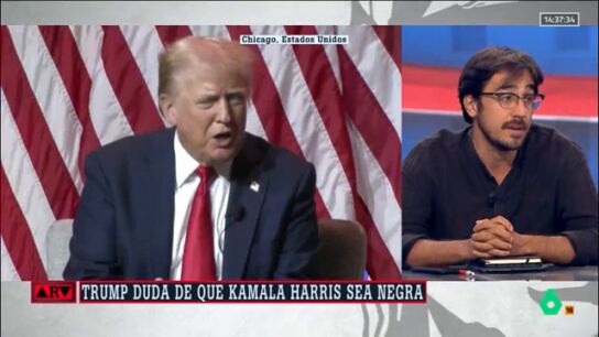 ARV-Salda&ntilde;a reacciona a las declaraciones de Trump sobre Kamala Harris: "Se ha pegado un tiro en el pie"