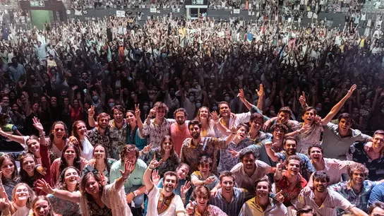 El grupo "Hakuna" en uno de sus conciertos El grupo "Hakuna" en uno de sus conciertos