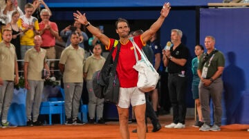 Nadal se despide de los JJOO de París tras la derrota en dobles junto a Carlos Alcaraz.