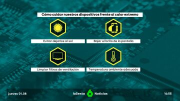 No dejar el móvil al sol, ni dentro del coche: las claves para proteger tus dispositivos en verano 