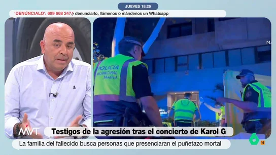 Manuel Medina habla de la agresión mortal a un hombre a la salida del concierto de Karol G Manuel Medina habla de la agresión mortal a un hombre a la salida del concierto de Karol G