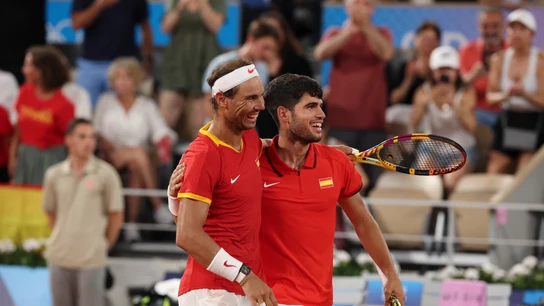 Rafa Nadal y Carlos Alcaraz Rafa Nadal y Carlos Alcaraz