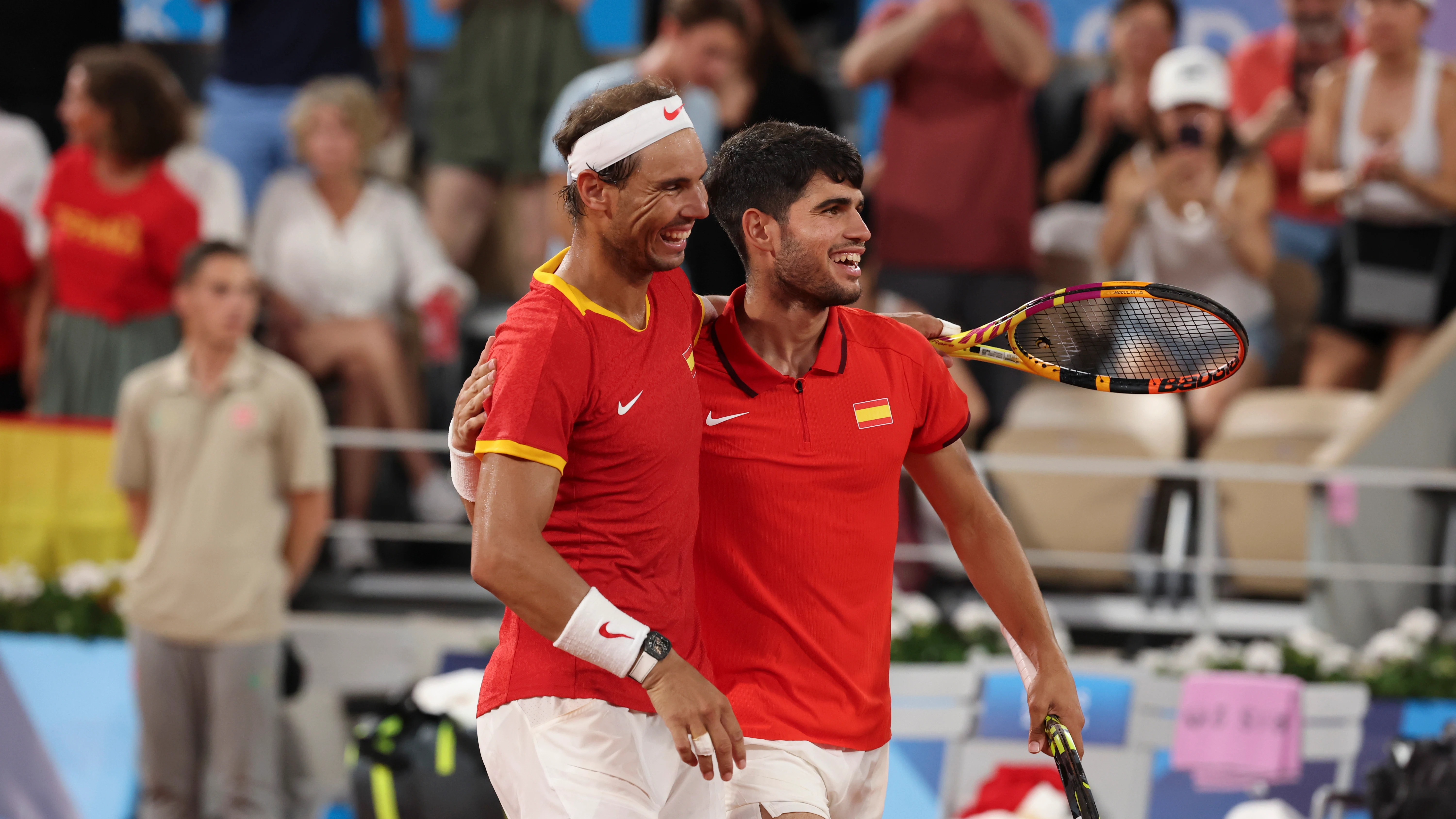 Rafa Nadal y Carlos Alcaraz