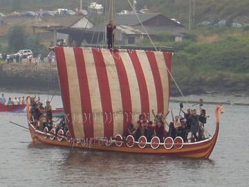 Desembarco vikingo en Catoira