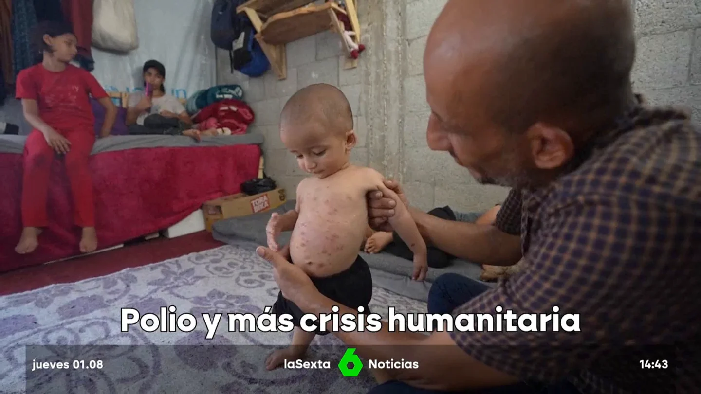 El Ministerio de Sanidad de Gaza declara la Franja como "zona epidémica de polio" El Ministerio de Sanidad de Gaza declara la Franja como "zona epidémica de polio"