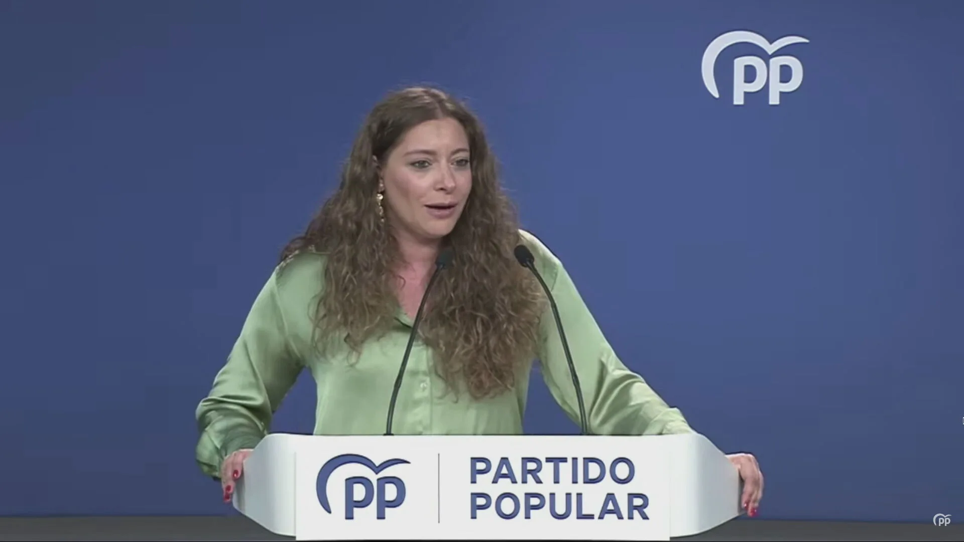 La diputada del PP, Esther Muñoz.