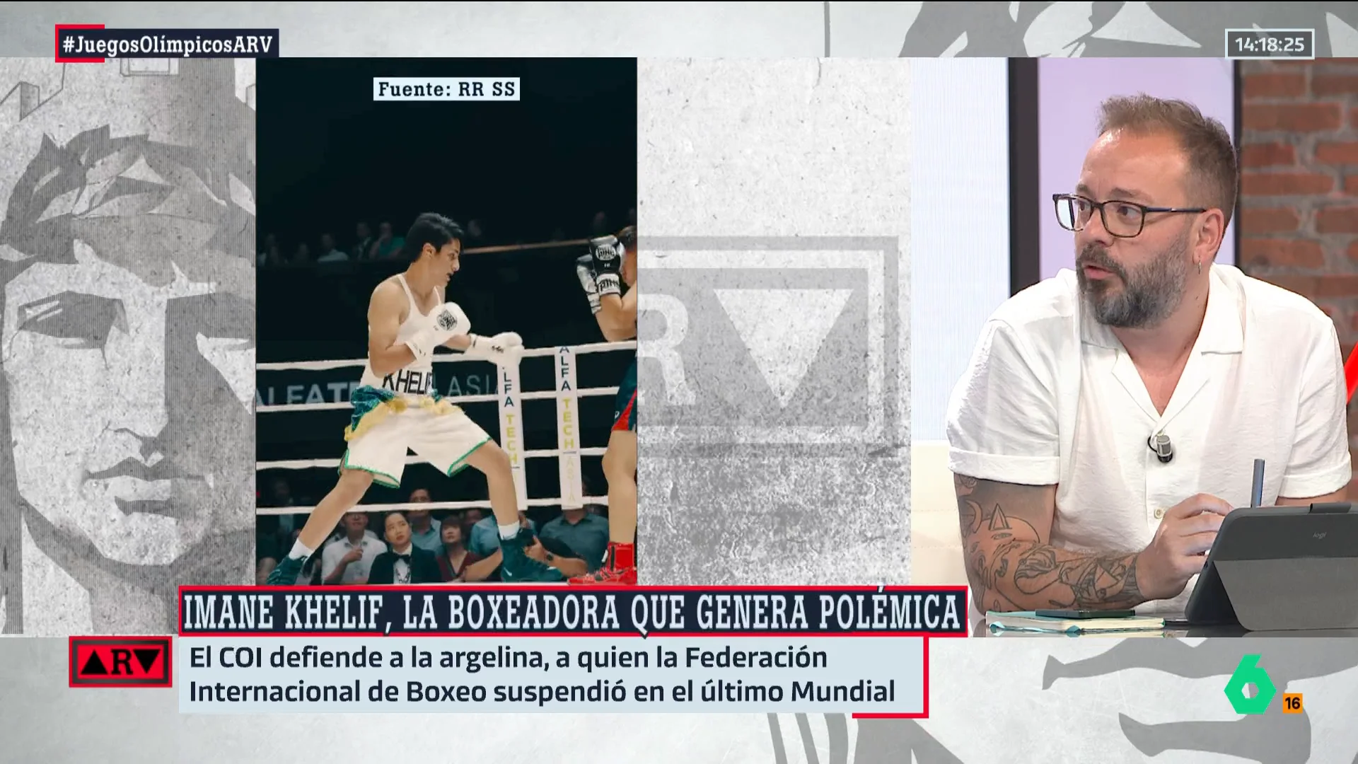 Antonio Maestre reflexiona sobre quienes difunden el bulo de la boxeadora argelina: "Son los tontos útiles de Putin"