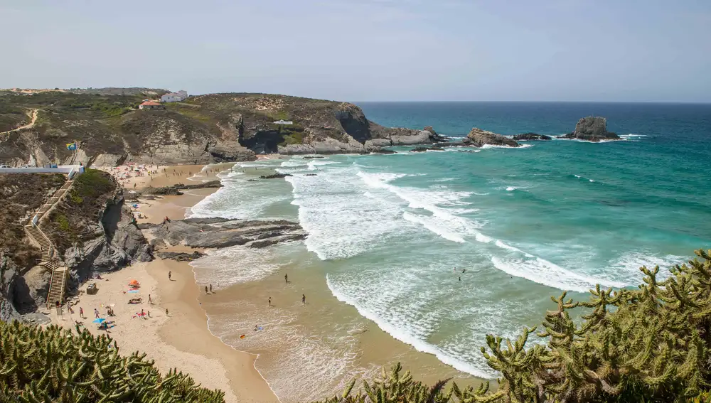 Zambujeira do Mar en la costa alentejana, en Portugal Zambujeira do Mar en la costa alentejana, en Portugal