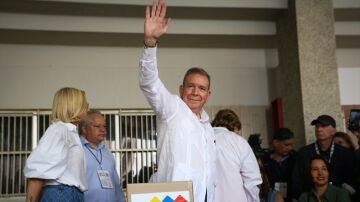 El candidato presidencial de la oposición de Venezuela, Edmundo González