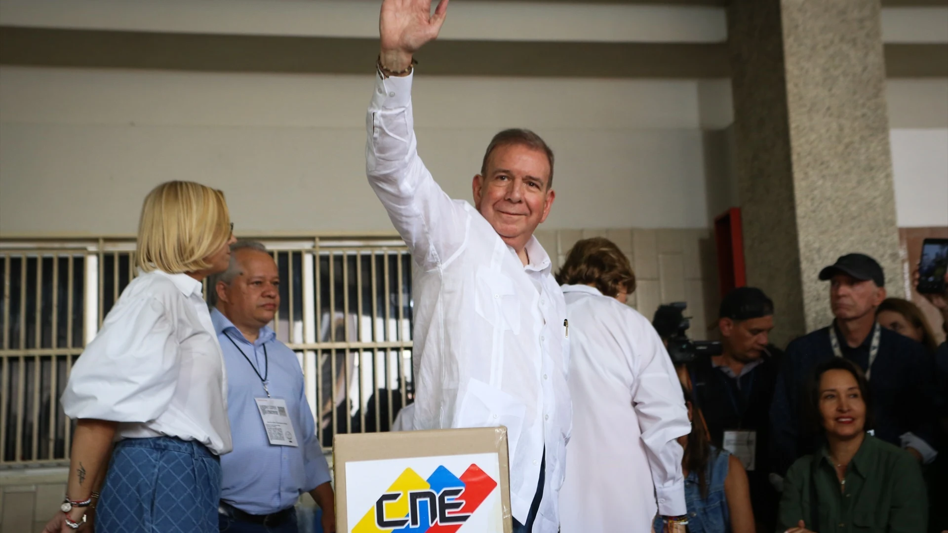 El candidato presidencial de la oposición de Venezuela, Edmundo González