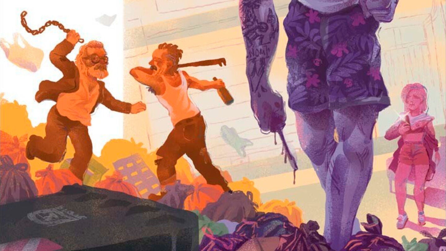 Detalle de la cubierta de 'Los violentos, de Jos&eacute; &Aacute;ngel Barrueco
