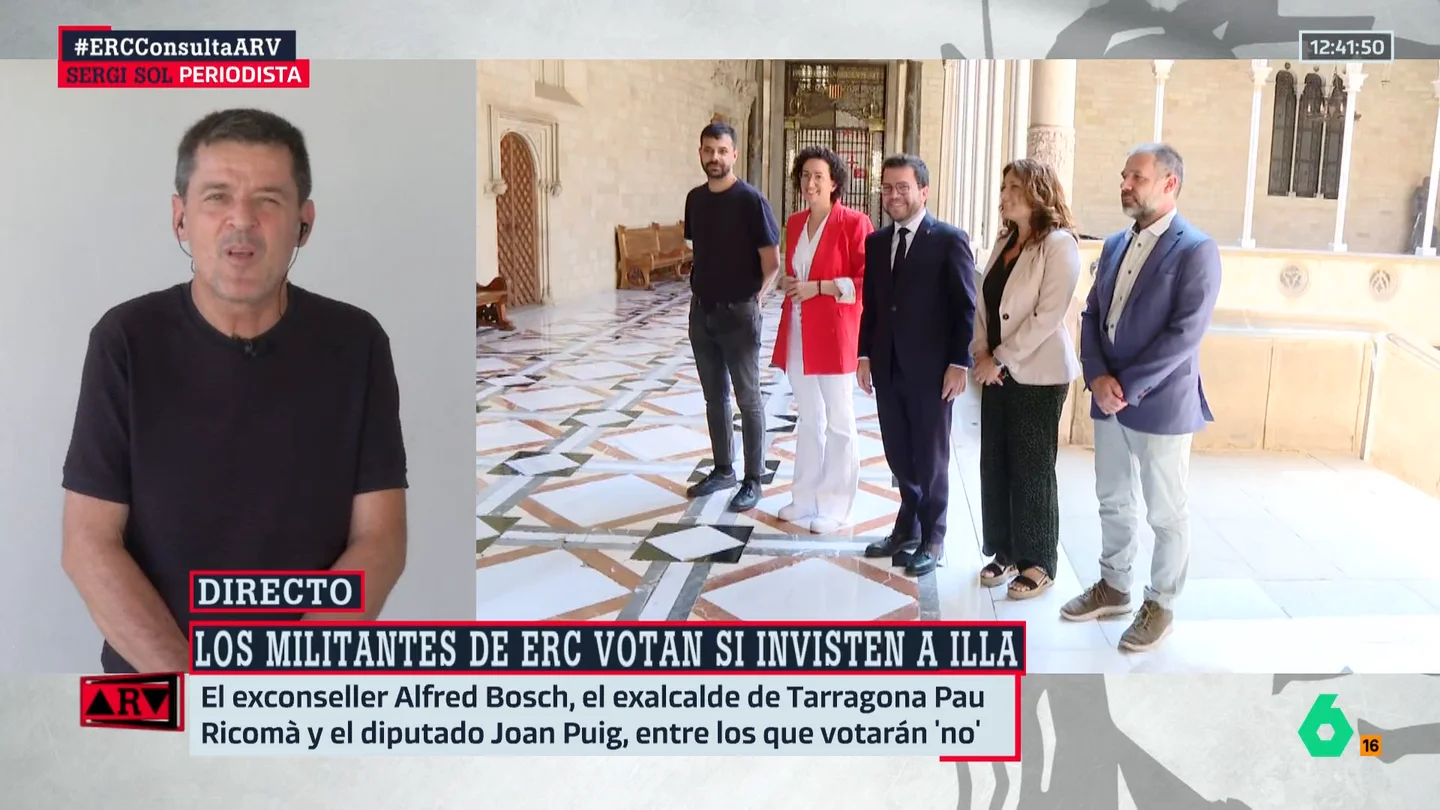 ¿Cuál es el plan 'B' de ERC si la militancia rechaza la investidura de Illa? Sergi Sol responde ¿Cuál es el plan 'B' de ERC si la militancia rechaza la investidura de Illa? Sergi Sol responde