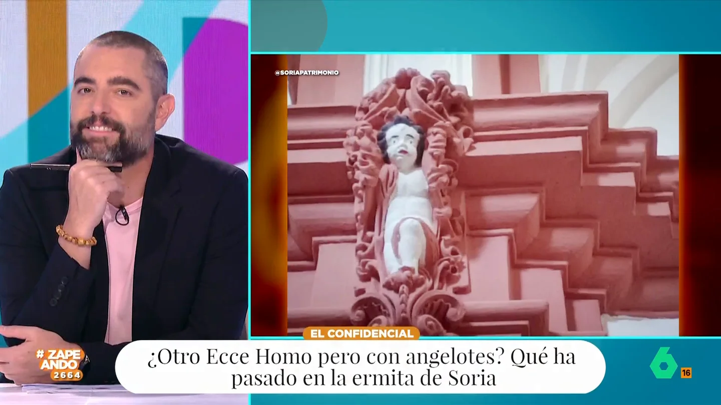 Restauran una ermita en Soria y comparan el resultado con el 'Ecce homo' de Borja: "Parece de la Barbie Malibú" La ermita de Nuestra Señora del Mirón tiene una nueva imagen. Pero la restauración no es del gusto de todo ya que muchos consideran que los retoques que se han hecho a su interior son un "atentado al patrimonio".