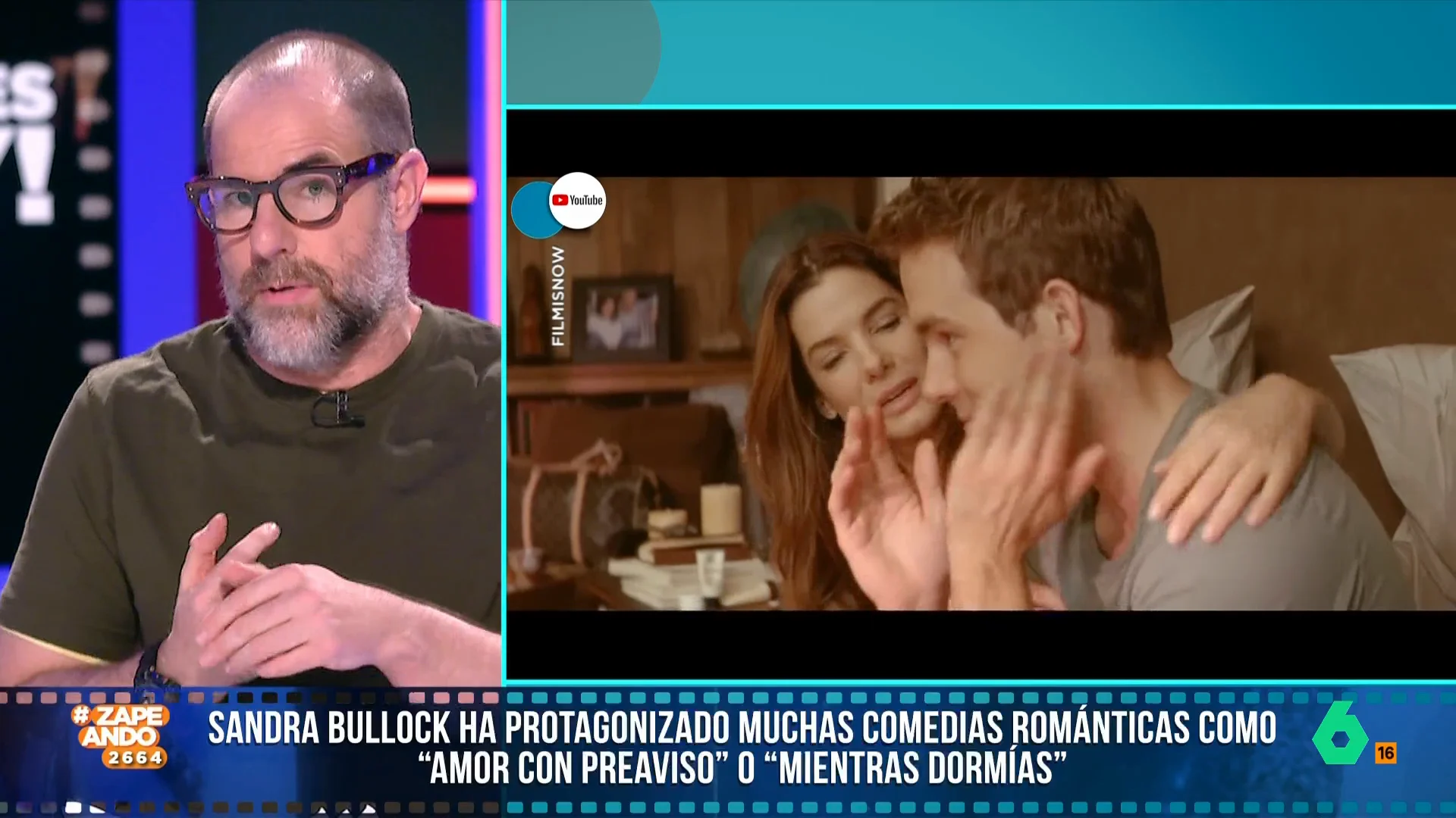 Alberto Rey descubre que Sandra Bullock fue el plan B en la Proposición