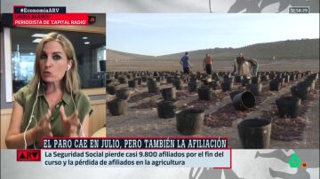  Laura Blanco califica el dato del paro de julio de "inquietante": "¿Tocamos techo en el mercado laboral español?"