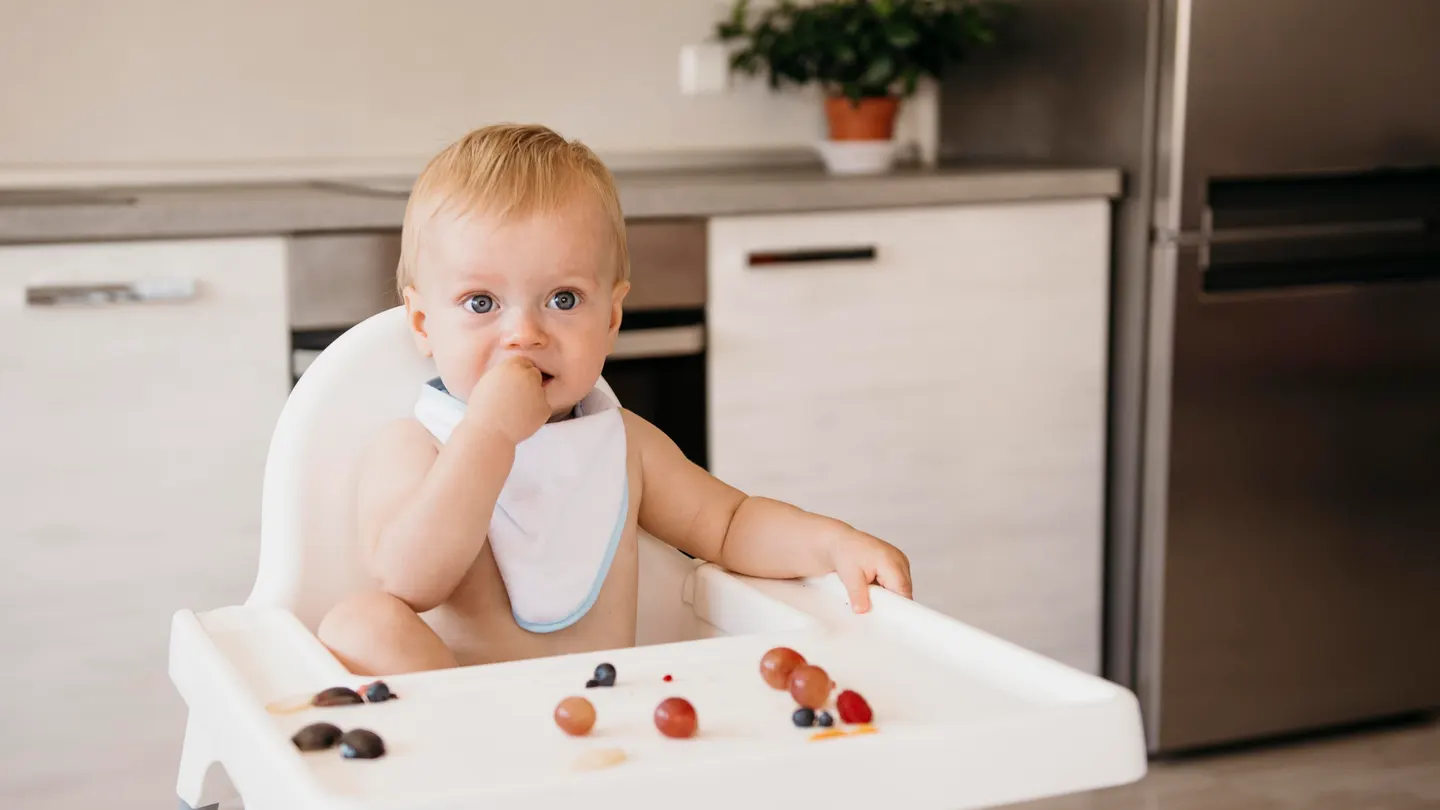 Un niño comiendo. Un niño comiendo.