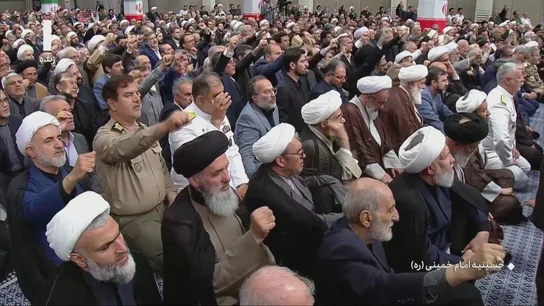 Iraníes durante un evento Iraníes durante un evento