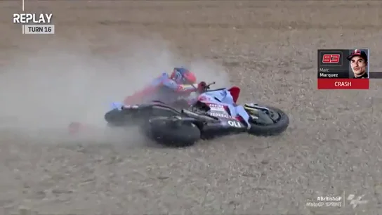 Márquez, al suelo Márquez, al suelo