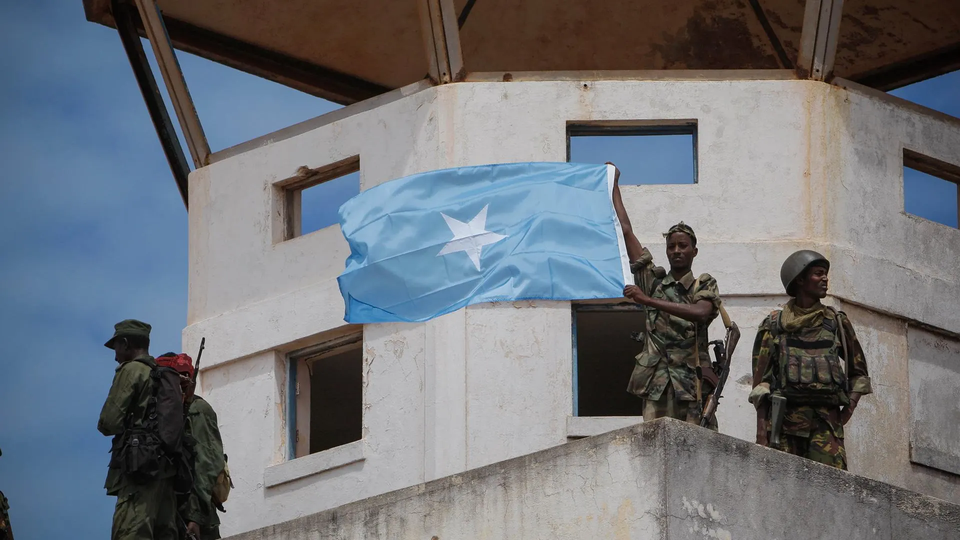 Imagen de archivo de militares somalíes