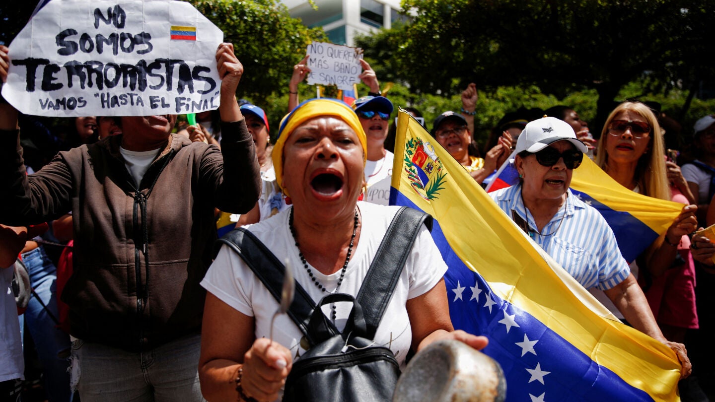 Protestas en Venezuela en contra de Nicol&aacute;s Maduro