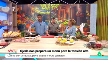 Pablo Ojeda cocina una receta saludable para controlar la tensión