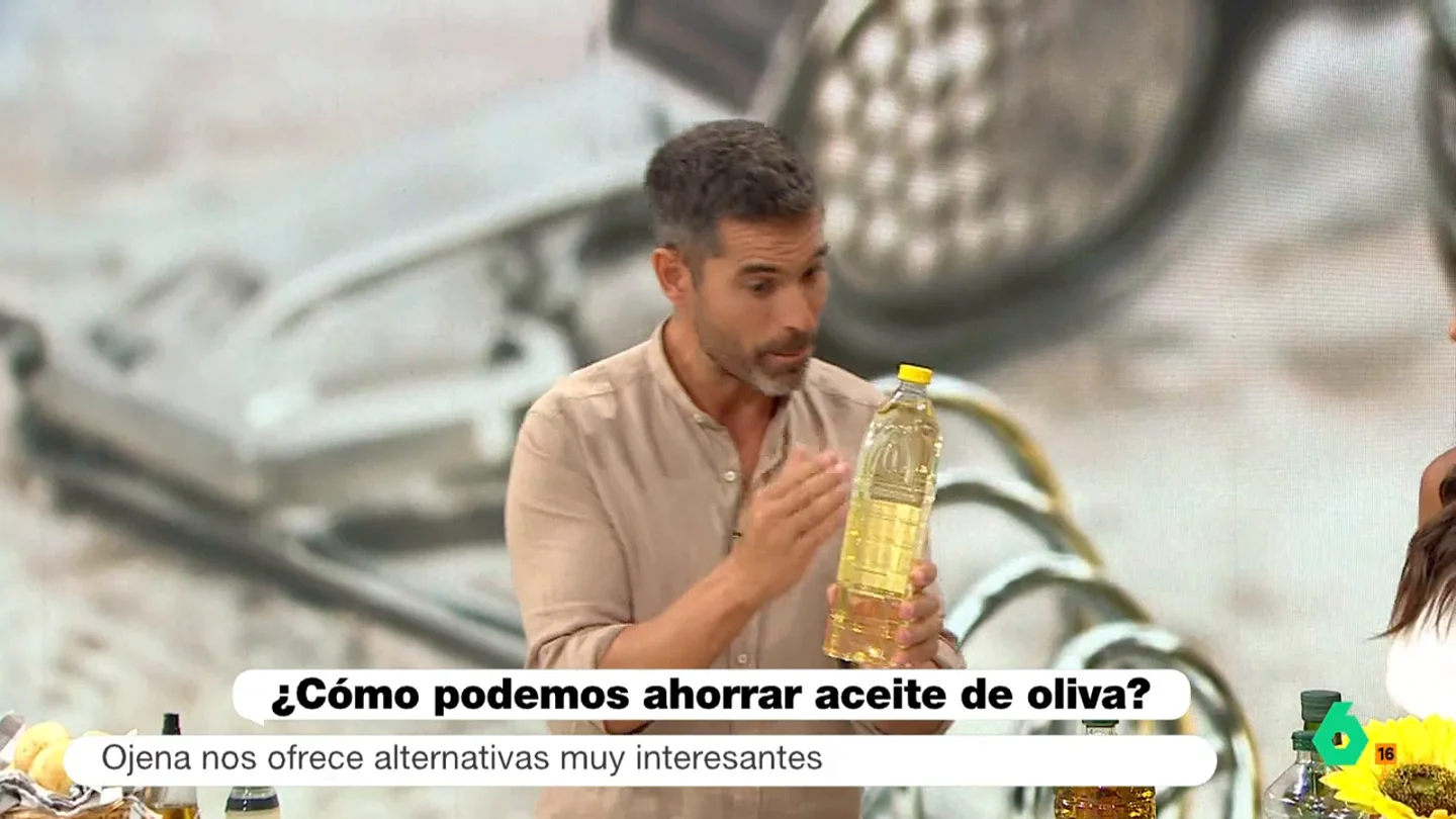 Pablo Ojeda explica cómo ahorrar aceite de oliva al cocinar Pablo Ojeda explica cómo ahorrar aceite de oliva al cocinar