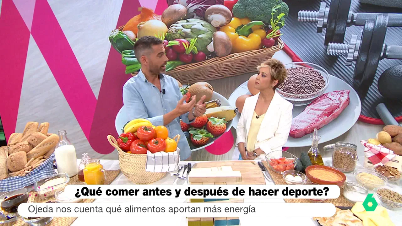 ¿Qué debemos comer antes y después de hacer deporte? Pablo Ojeda te da la respuesta