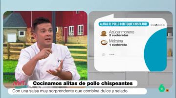 Carlos Maldonado nos da la receta de sus alitas de pollo con un toque chispeante