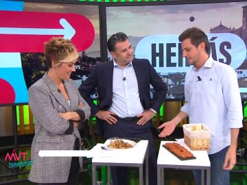 Iñaki López cae rendido ante la gastronomía de Hervás, Cáceres