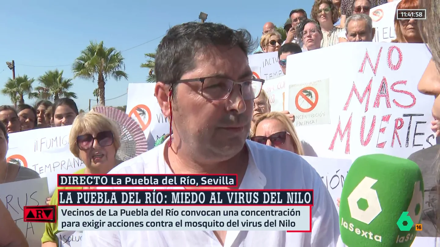 ARV- Los vecinos de La Puebla del Río exigen acciones contra el mosquito del virus del Nilo: "Esto no va a parar" ARV- Los vecinos de La Puebla del Río exigen acciones contra el mosquito del virus del Nilo: "Esto no va a parar"