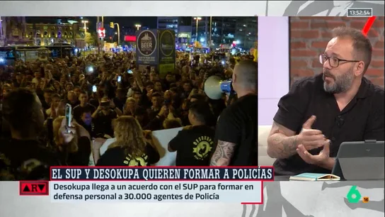 ARV- Maestre, tras el acuerdo entre el SUP y Desokupa: "La Policía lo que tendría que hacer es perseguir a esta gente" ARV- Maestre, tras el acuerdo entre el SUP y Desokupa: "La Policía lo que tendría que hacer es perseguir a esta gente"