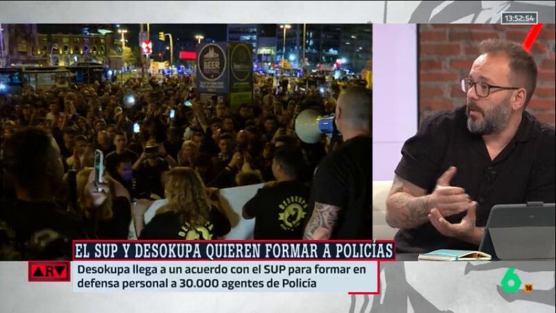 ARV- Maestre, tras el acuerdo entre el SUP y Desokupa: "La Policía lo que tendría que hacer es perseguir a esta gente"