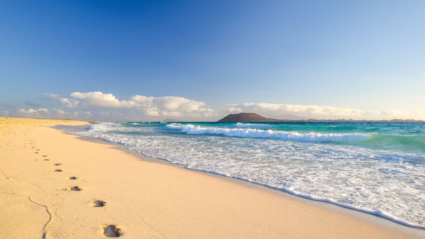 Playa de Corralejo, en Fuerteventura
