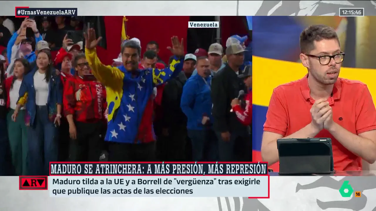 ARV- Arancón, sobre las actas electorales tras la victoria de Maduro: "Si has ganado, ¿qué razón hay para no enseñarlas?"