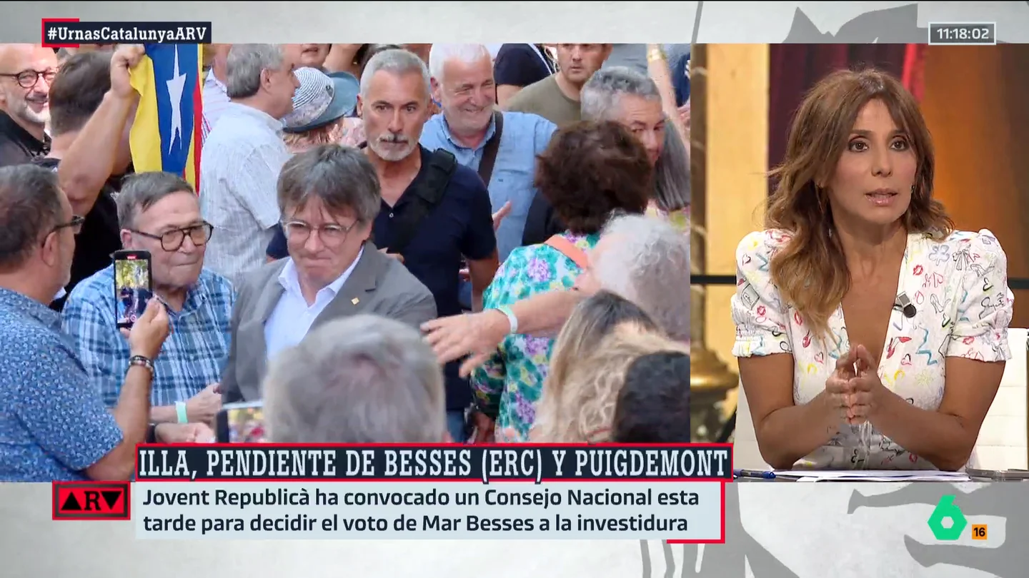 ARV- Morodo señala que cree que la investidura de Illa corre "más peligro" por Puigdemont: "Él tiene la llave" ARV- Morodo señala que cree que la investidura de Illa corre "más peligro" por Puigdemont: "Él tiene la llave"