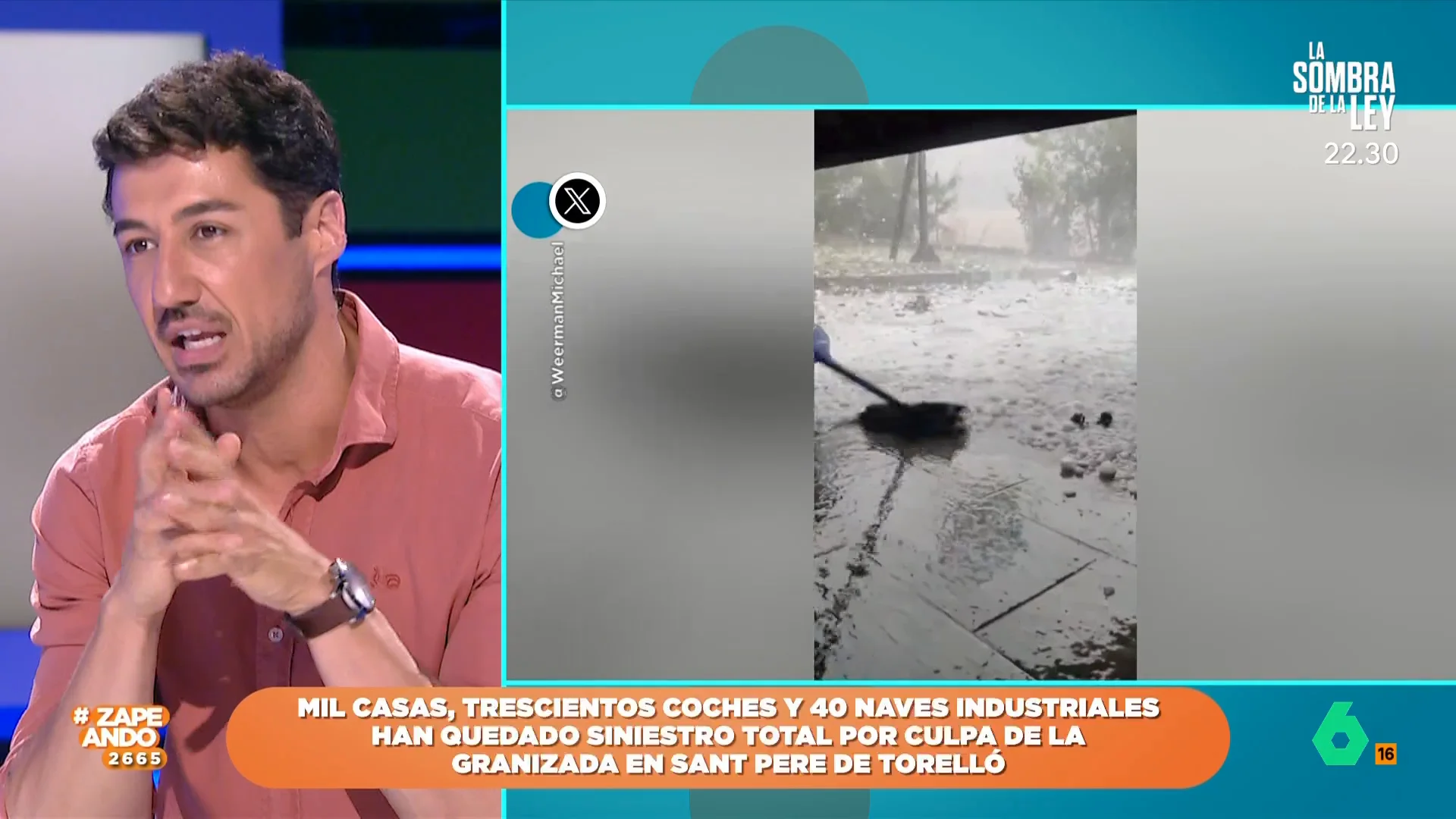 Francisco Cacho analiza la tormenta de San Pere de Torelló: "Era un auténtico bombardeo"